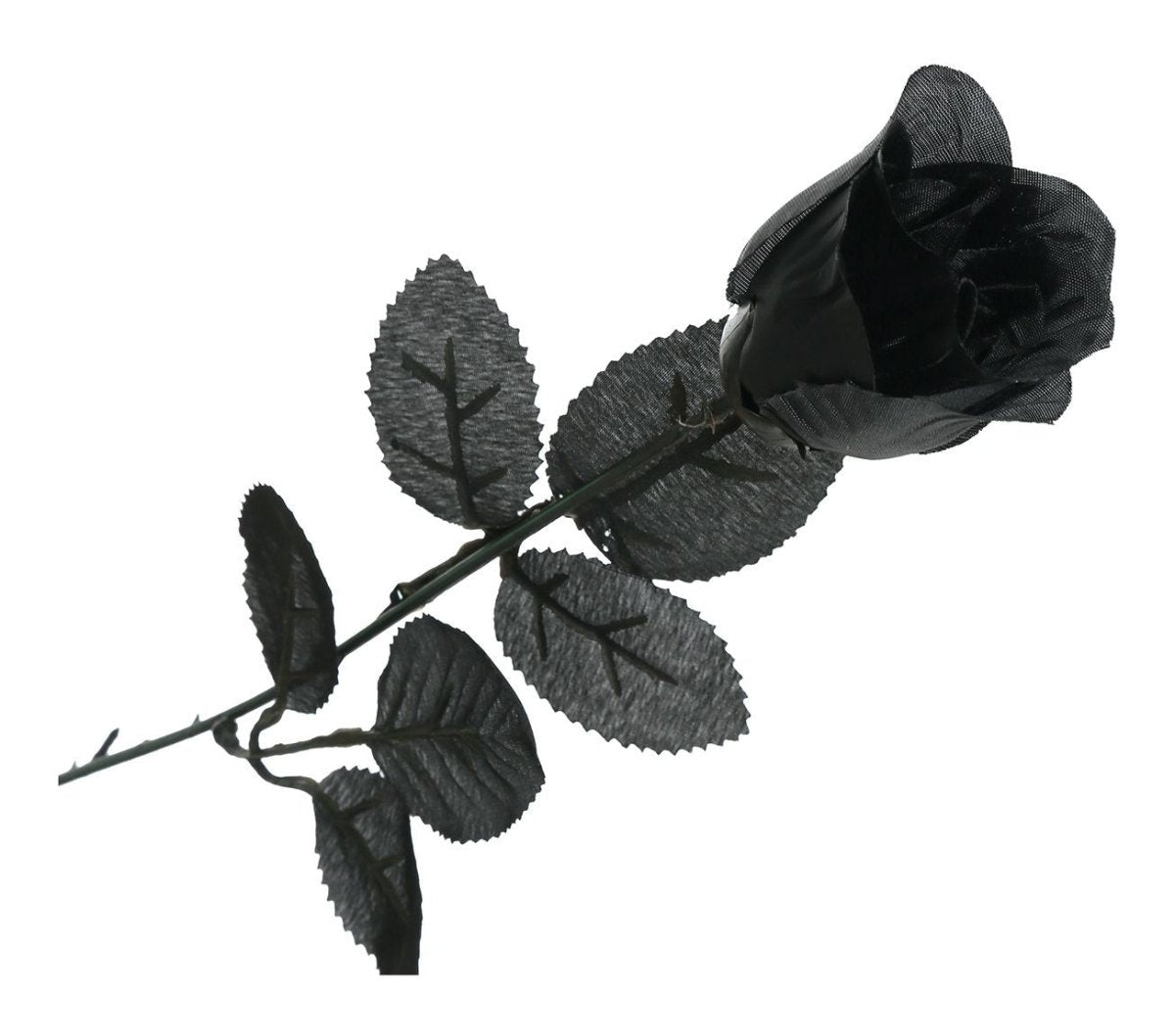 Halloween Zwarte Roos 42cm
