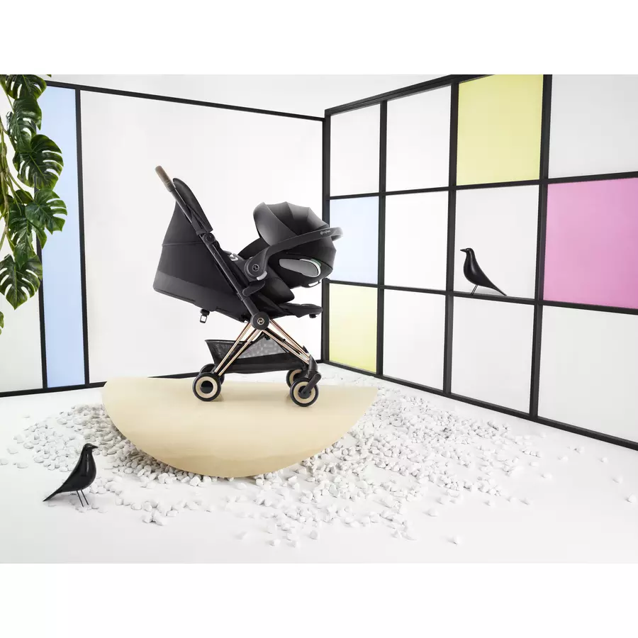 cybex PLATINUM Buggy Coya Matt Black Leaf Green