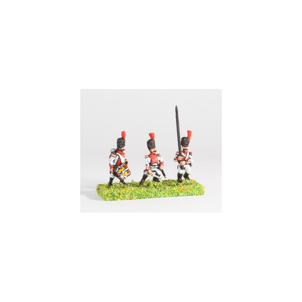 Westfalia: Foot Guard: Command: Officer, Standard Bearer & Drummer