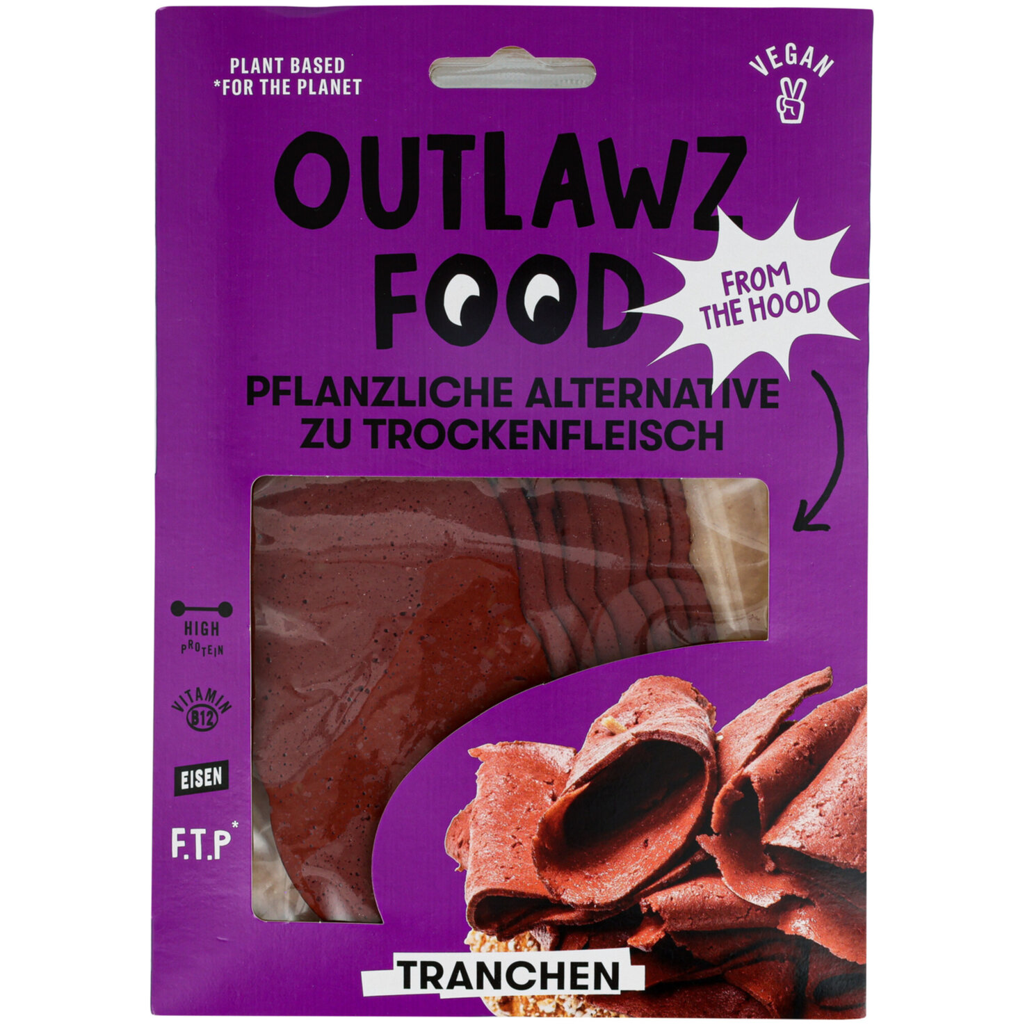 Outlawz Food vegane Alternative zu Trockenfleisch -