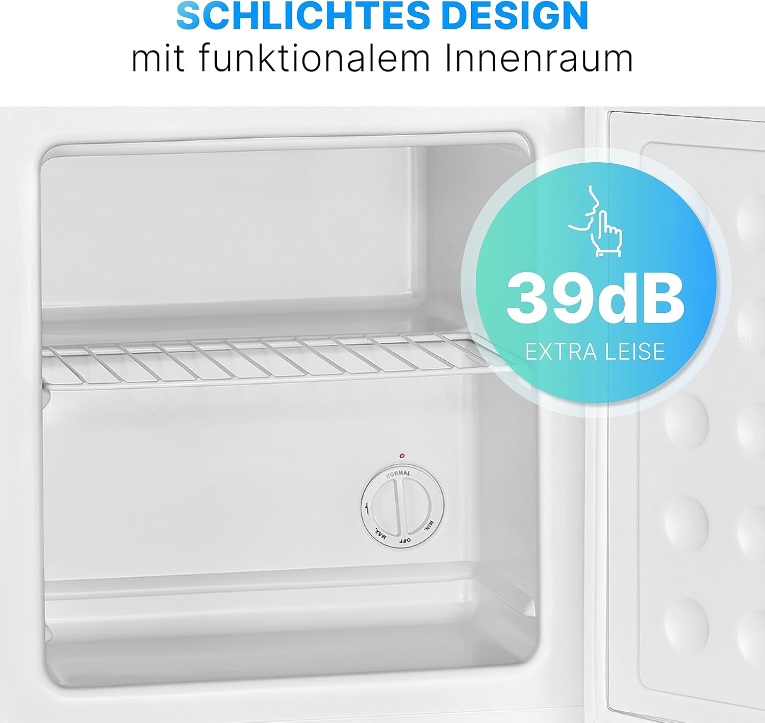 Bomann® Gefrierbox 31L Nutzinhalt | Gefrierschrank klein mit Gitterablage | wechselbarer Türanschlag & stufenlose Temperaturregelung | Mini Gefrierschrank mit 4 Sterne-Kennzeichnung | GB 341.1 weiß
