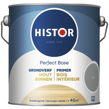 Histor Perfect Base grondverf binnen hout grey 2,5 liter