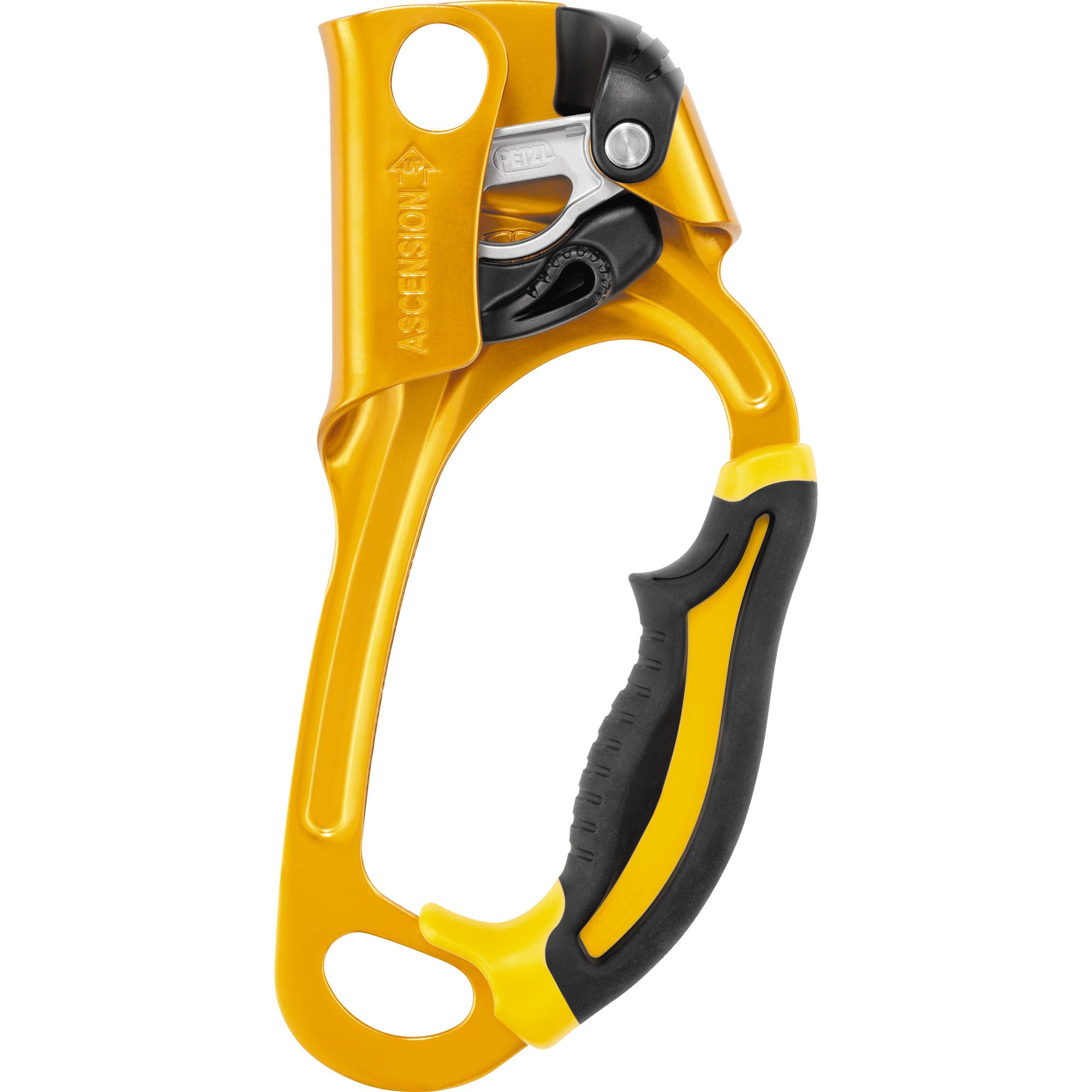 Petzl Ascension Seilklemme Rechts gelb