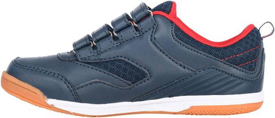 Brabo Velcro Indoor Hockeyschoenen Kinderen Navy Red