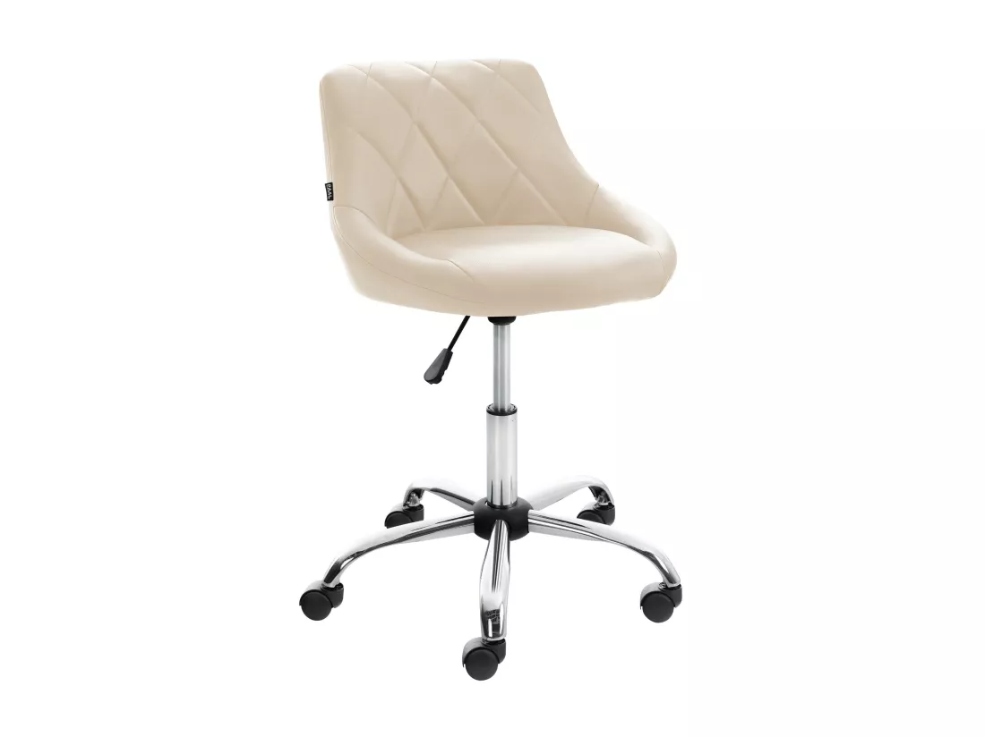 Chaise de bureau - Similicuir & Métal chromé - Lazio