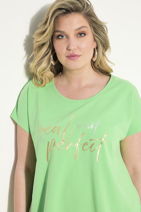 T-Shirt, oversized, Statement-Druck