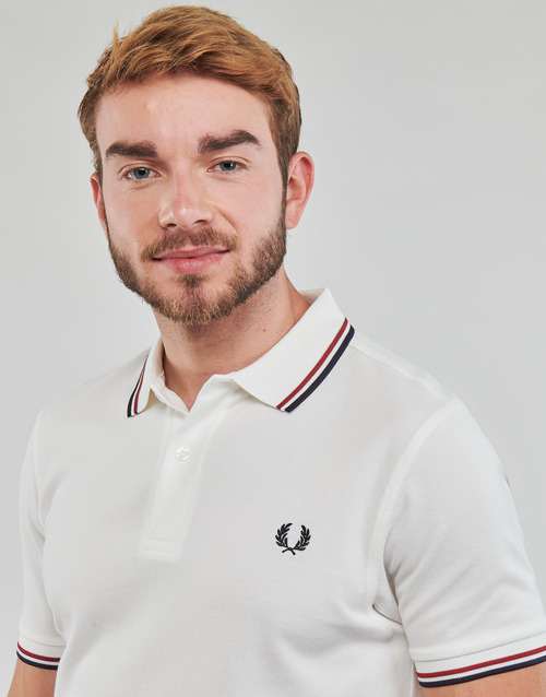 Fred Perry - TWIN TIPPED FRED PERRY SHIRT - Blanc