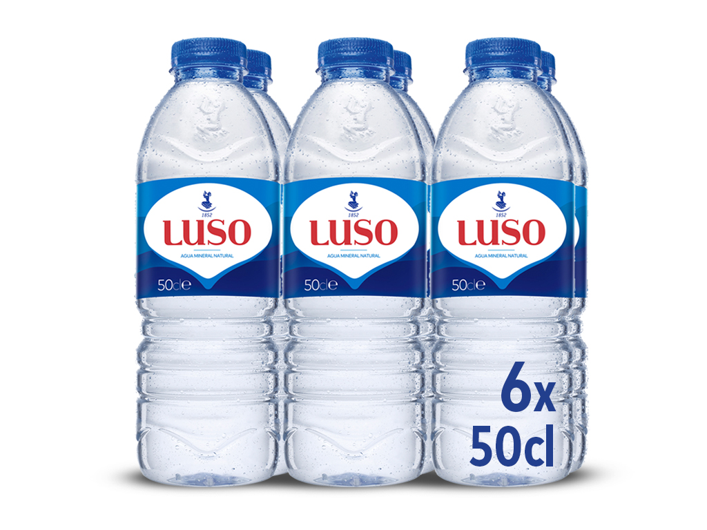 ÁGUA MINERAL LUSO 6X0.50L