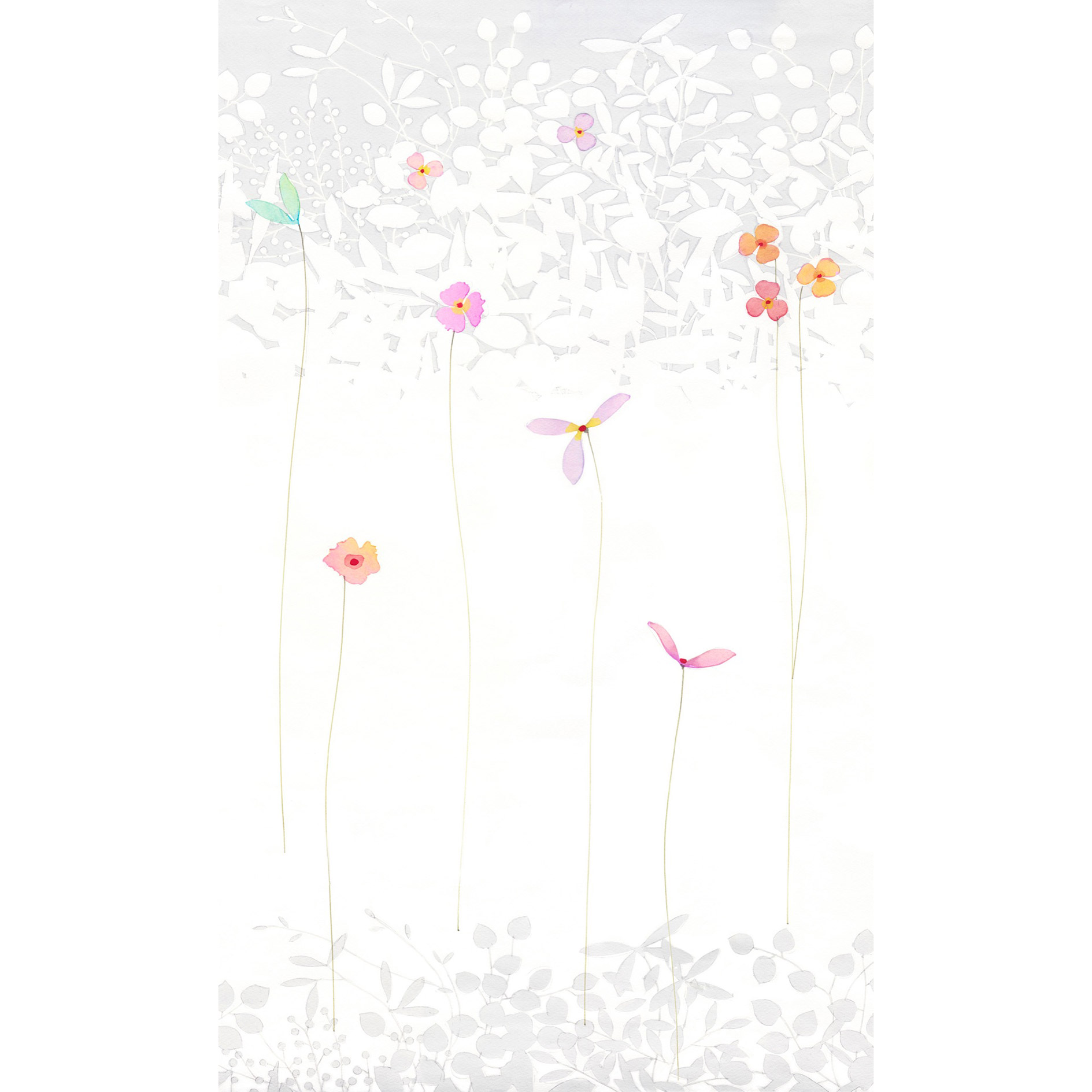 Vlies-Fototapete SATOMI - bunt - 150x250 cm