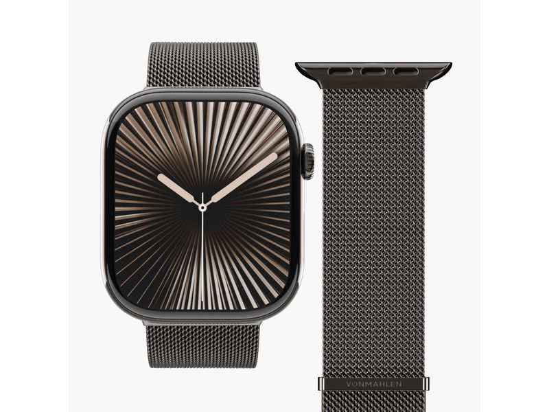 Vonmählen Armband Milanese Loop 2 Apple Watch 44/45/46/49 m Edelstahl-Armband für Apple Watch 44/45/46/49 mm