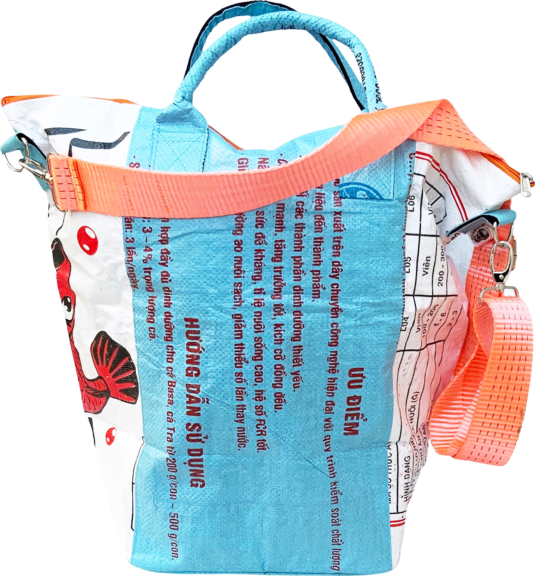 Beadbags tampenjan Allzwecktragetasche weiß / blau klein