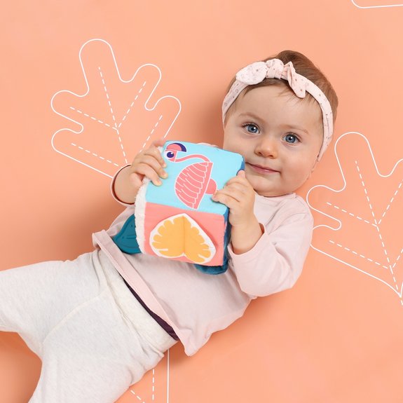 Cube Tissu feuilles