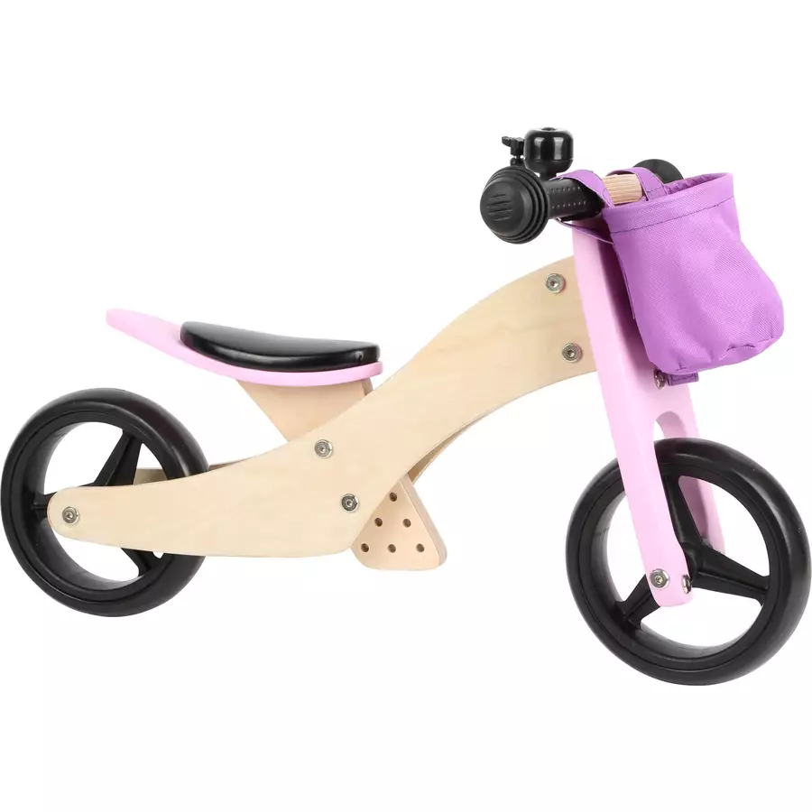 small foot® Laufrad-Trike 2-in-1, rosa