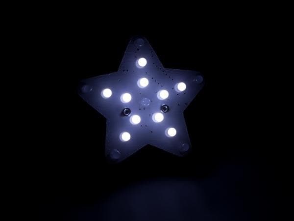 Whadda Bausatz LED Stern Weiss Elektronikbausatz