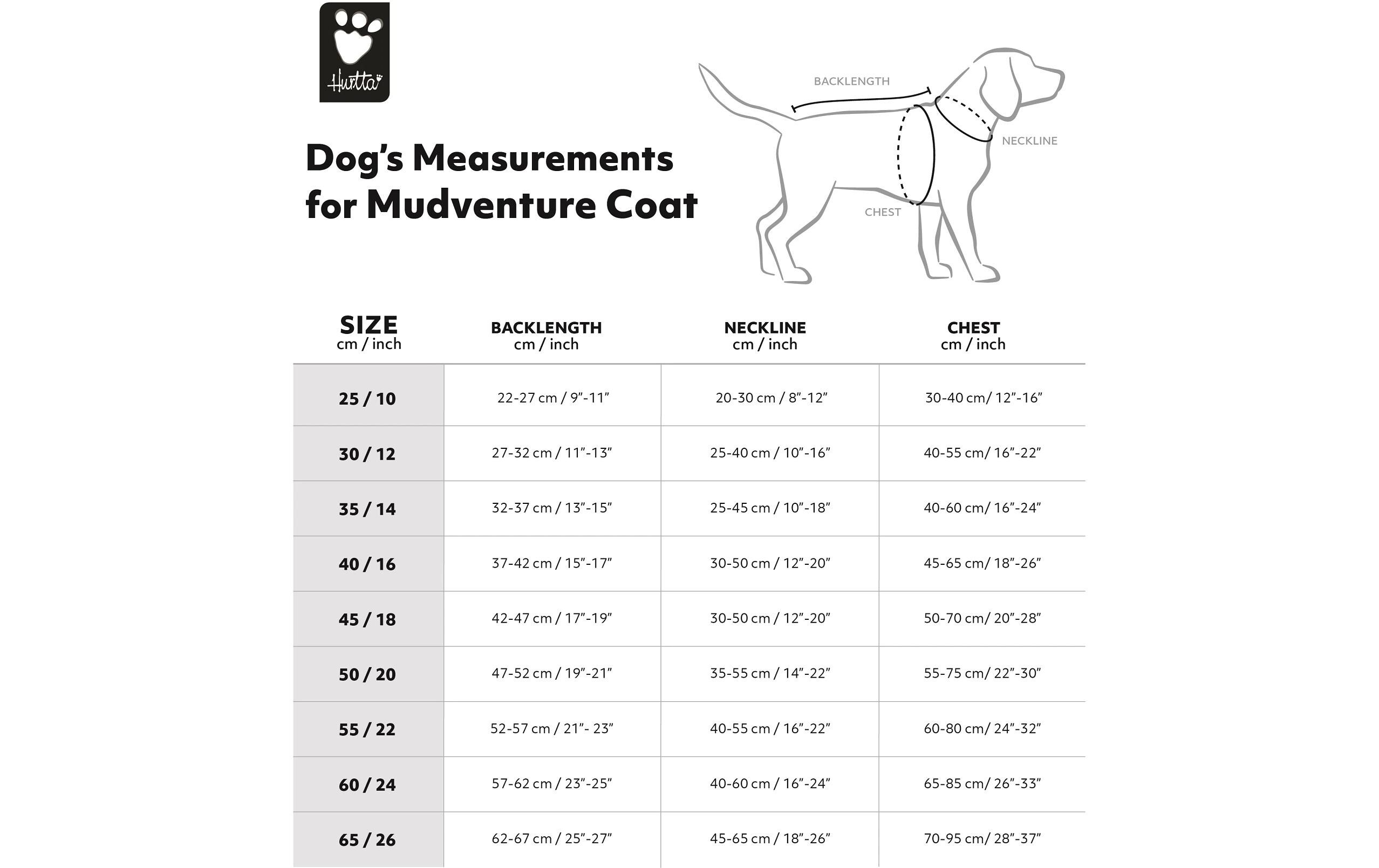 Regenmantel Mudventure Eco Dunkelgrau, 65 cmHundejacke