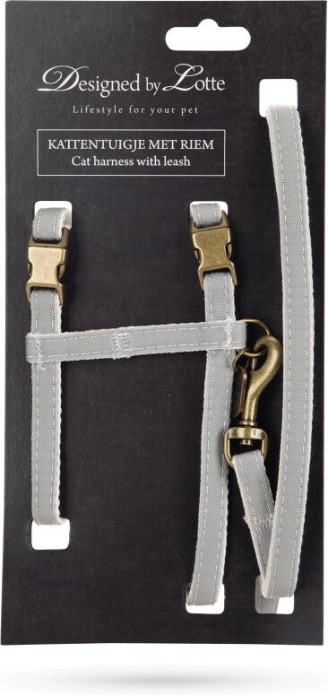 Designed by Lotte kattentuigje Virante groen 27-45 cm