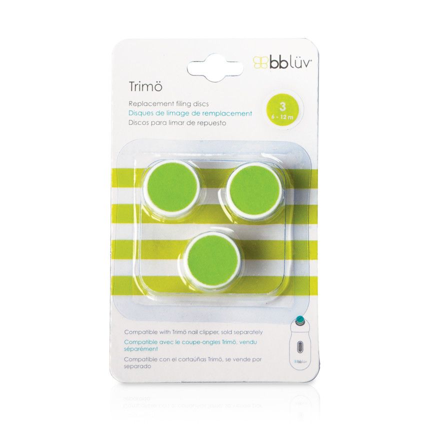 MANUCURE PACK DE 3 DISQUES DE REMPLACEMENT TRIMO ÉTAPE 3 (6-12 MOIS) - Ecru