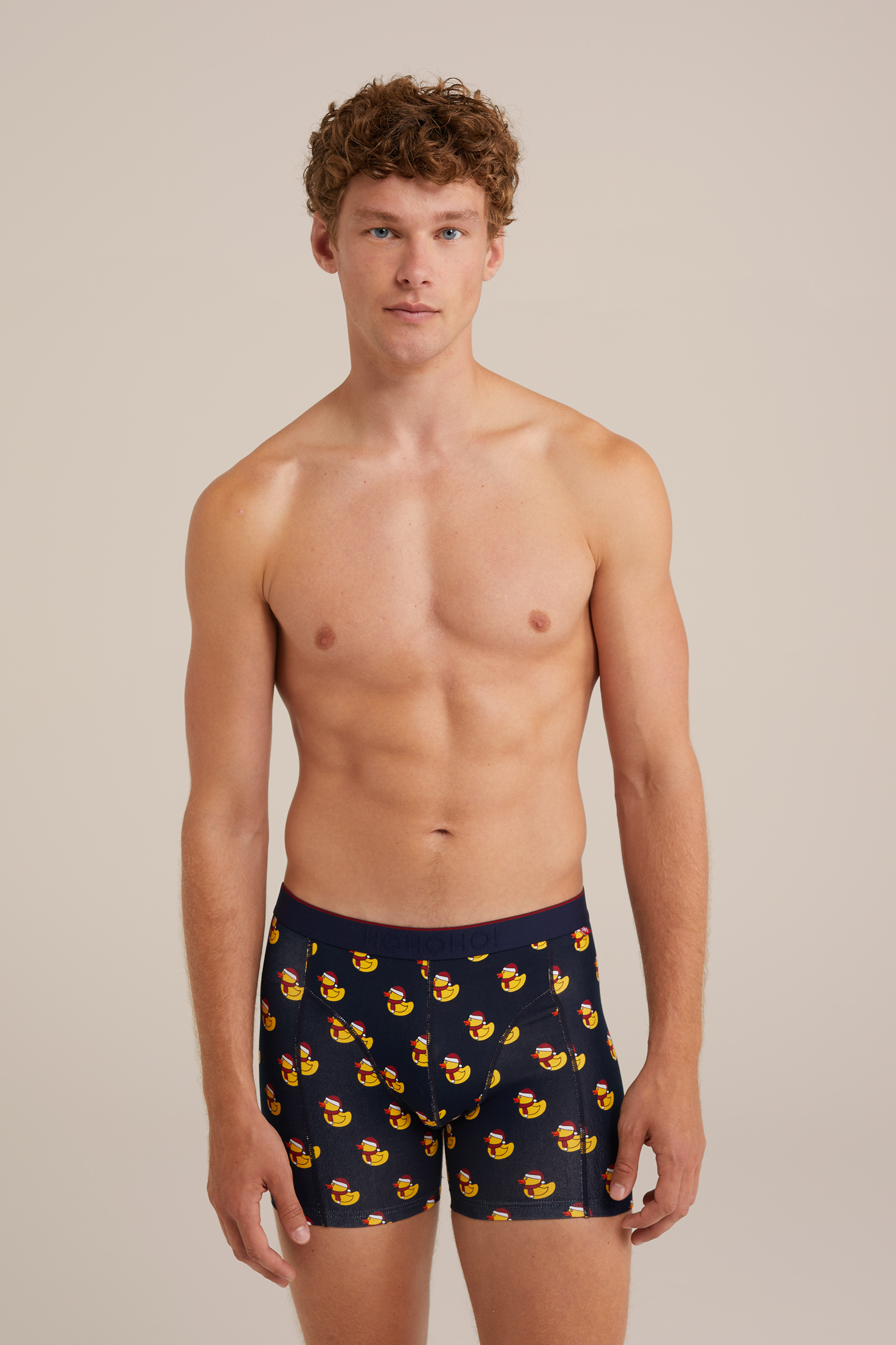 boxershorts met dessin WE Fashion Donkerblauw