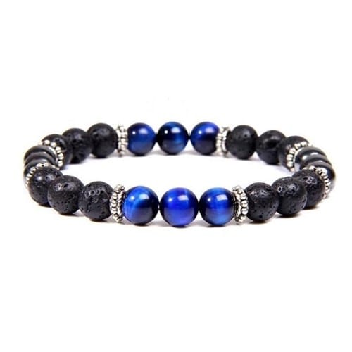 Bracelet défense en œil de tigre faucon