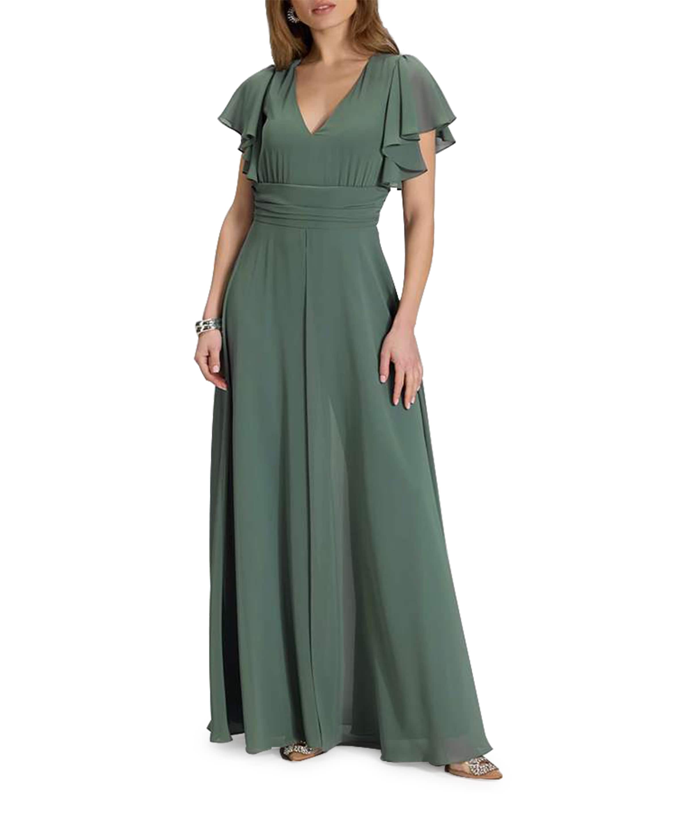 Swing Chiffon jumpsuit groen