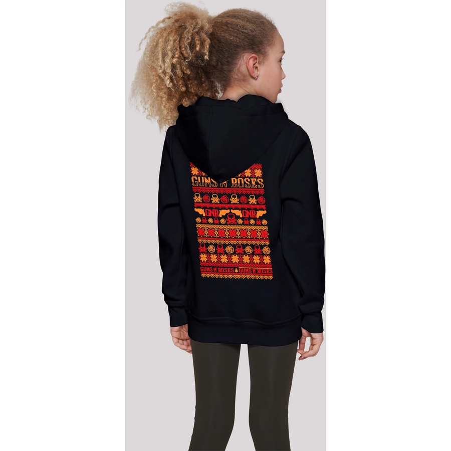 F4NT4STIC Hoodie Guns n' Roses Weihnachten Christmas schwarz