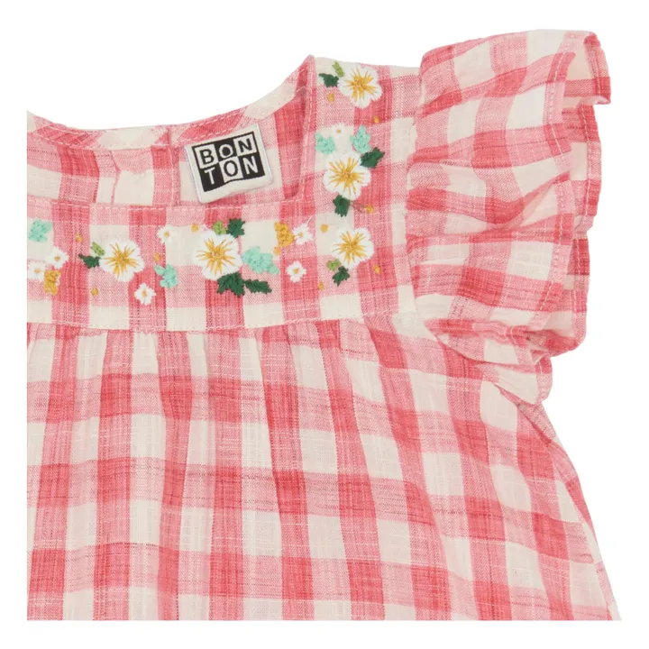 Bonton Robe Nop Nop Vichy | Rouge