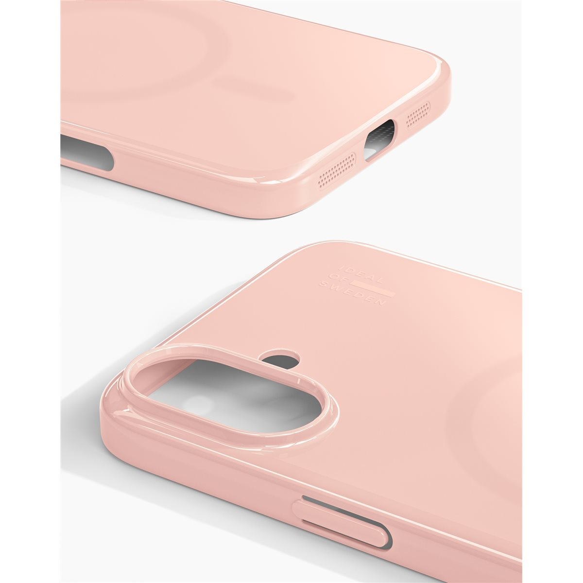 iPhone 16 MagSafe Hardcase Hülle (IDSLCMS-I2461-585) - Glossy Blush Pink