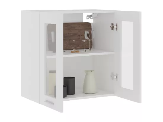 Armoire en verre suspendue 