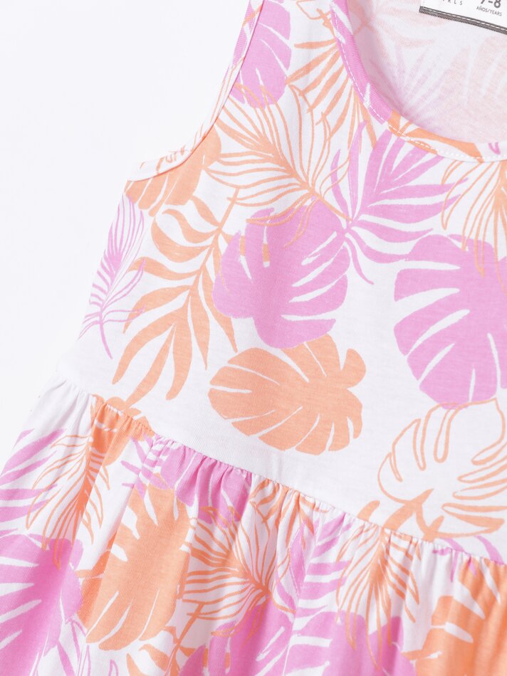Conjunto com 2 vestidos estampados - Lilás