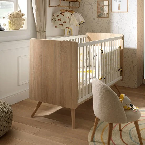 Sixties Lit bébé 60x120   Blanc        de               Sauthon Baby's Sweet Home