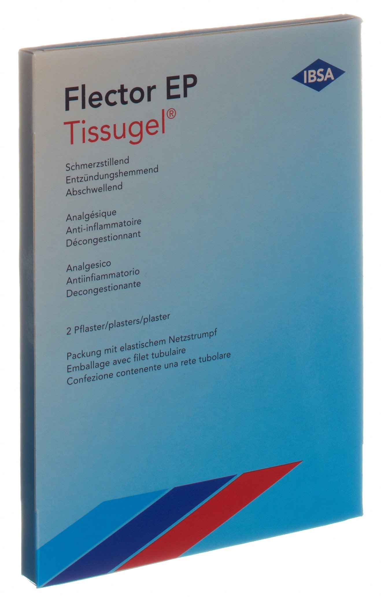 FLECTOR EP Tissugel<br>2 Stück, Wirkstoffhaltiges Pflaster