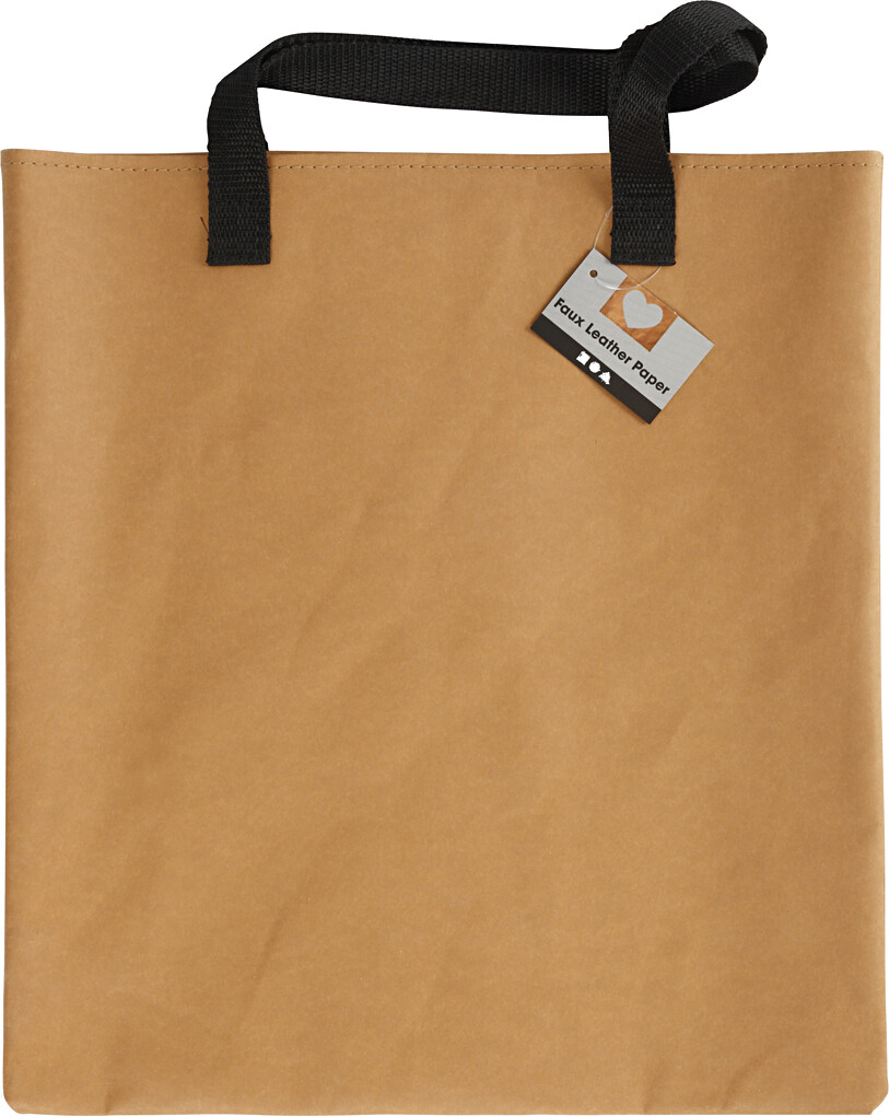 Diy Mulepose Til Male På - Uden Tryk - 35X38 CM - Lys Brun