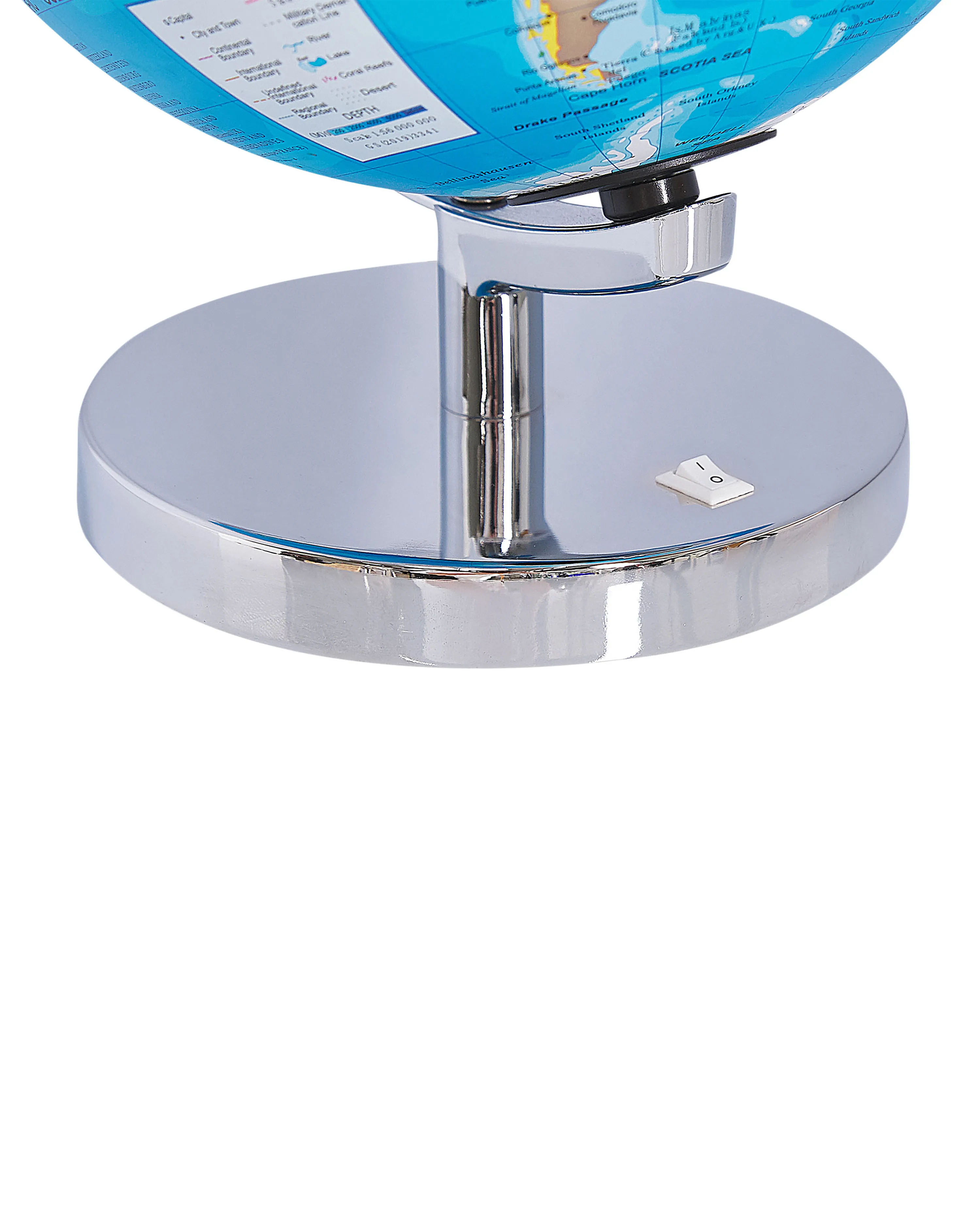 Wereldbol LED STANLEY Blauw 30 cm
