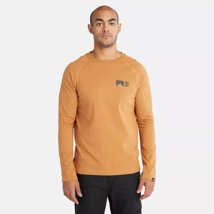 T-shirt à manches longues Timberland PRO Core pour homme en orange