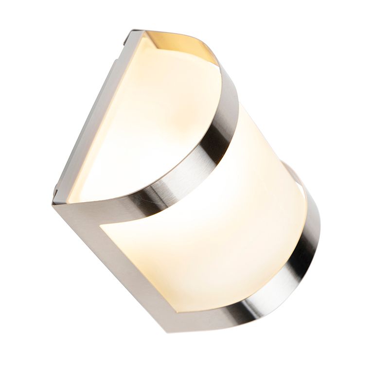 Moderne buitenwandlamp RVS IP44 - Mira