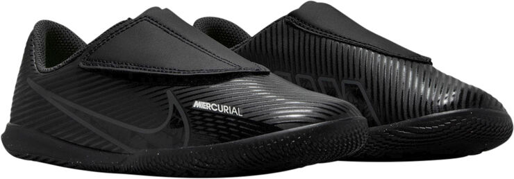 Nike Mercurial Vapor 15 Club IC PS Velcro indendørssko Sort