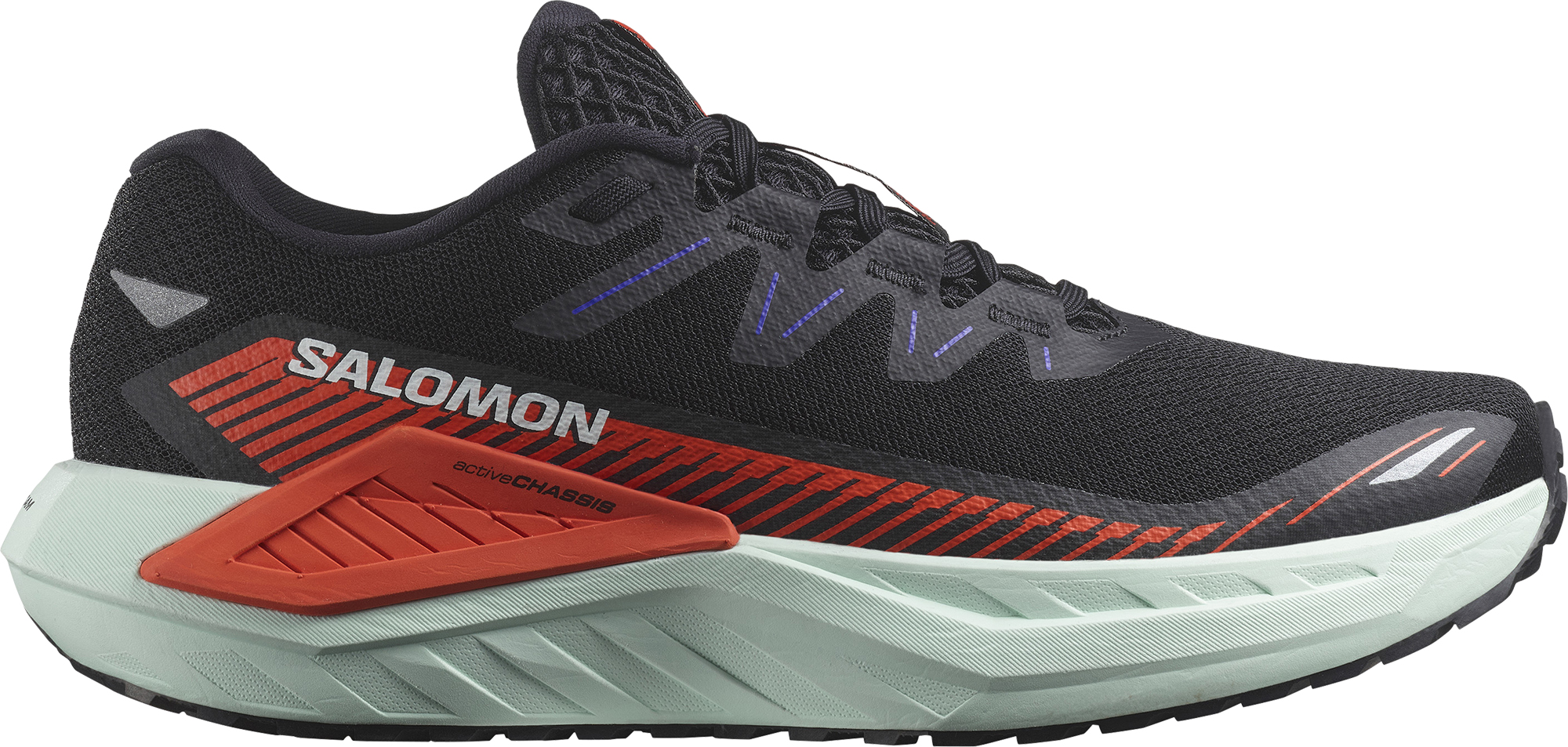 DRX DEFY GRVL Herre Black/Cherry Tomato/Bay
