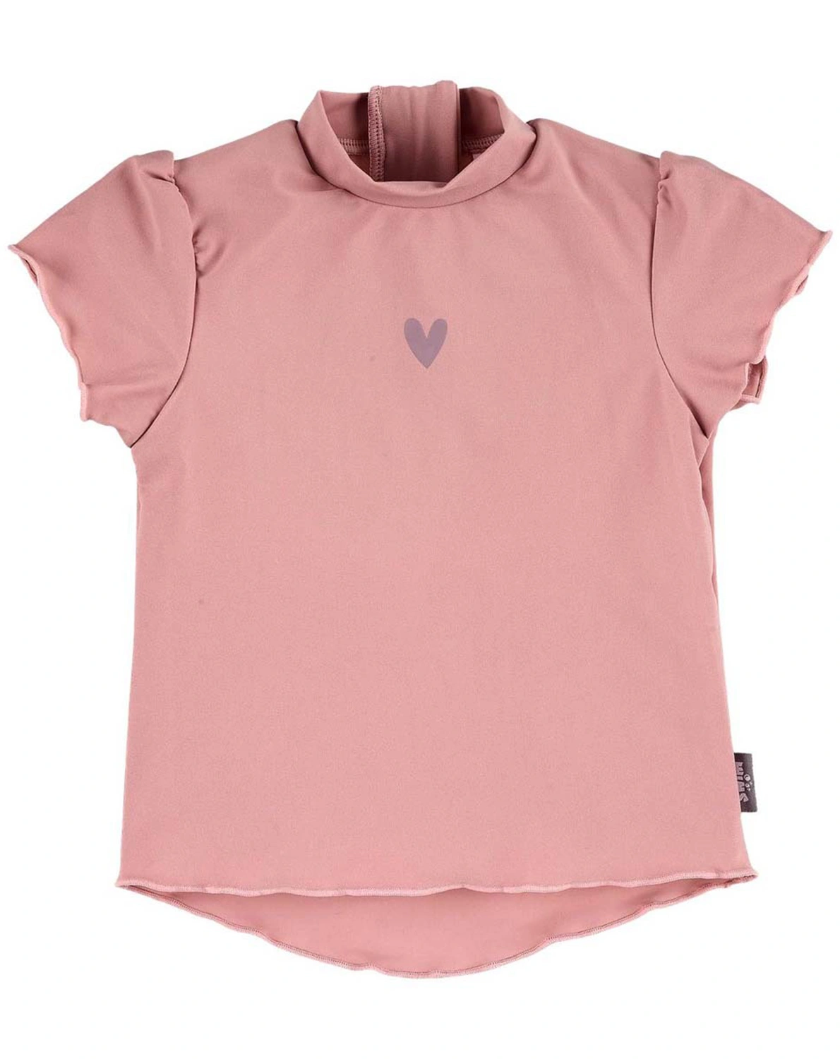 Badeshirt HERZ in zartrosa