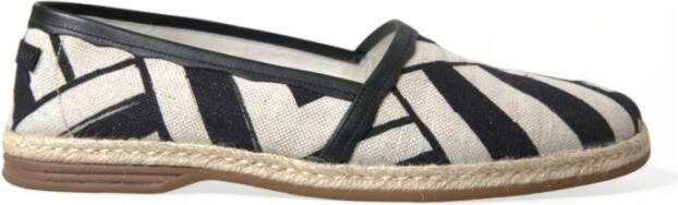 Dolce & Gabbana Gestreepte Canvas Espadrilles Mondello Schoenen Multicolor