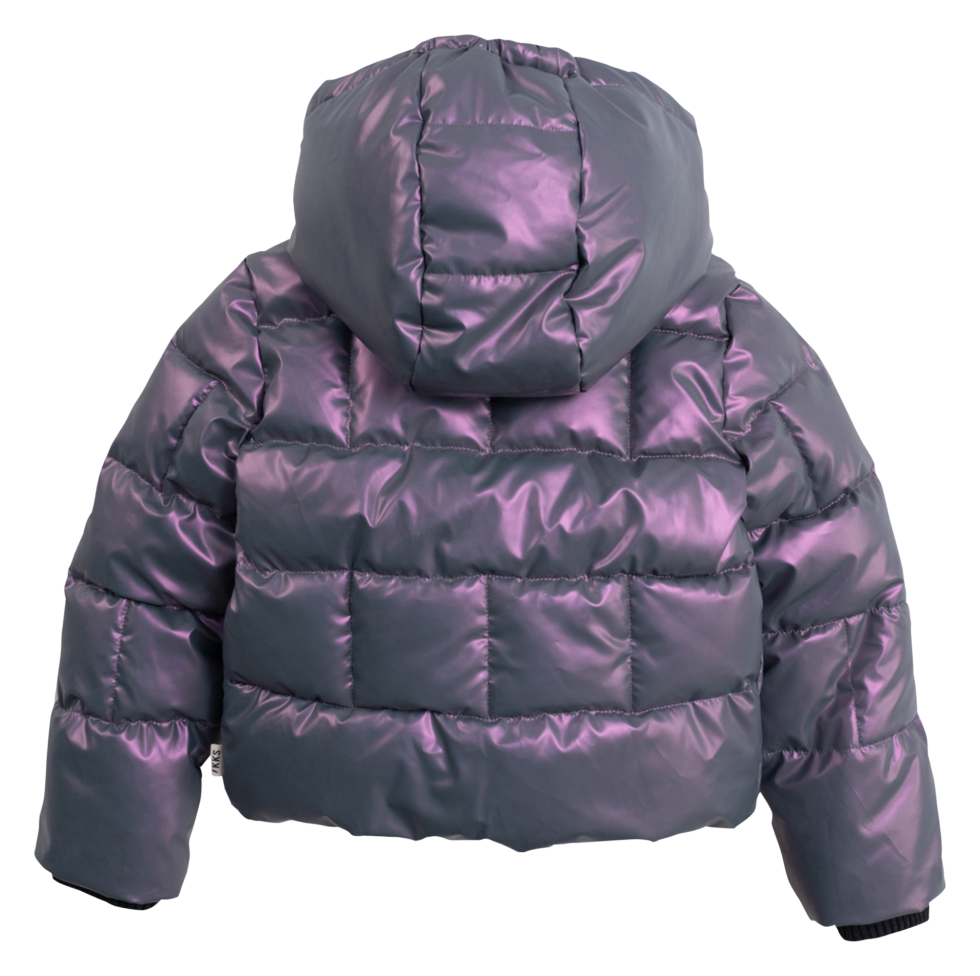 Doudoune courte matelassée | Violet