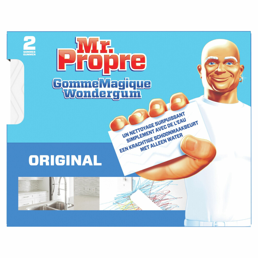 Mr. Propre Schoonmaakmiddel Wondergom Original2 stuks