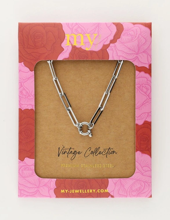 My Jewellery Vintage schakelketting met slotje MJ11042