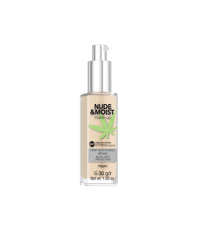 Bell - Base de maquiagem hipoalergênico Nude & Moist - 04: Natural Tan