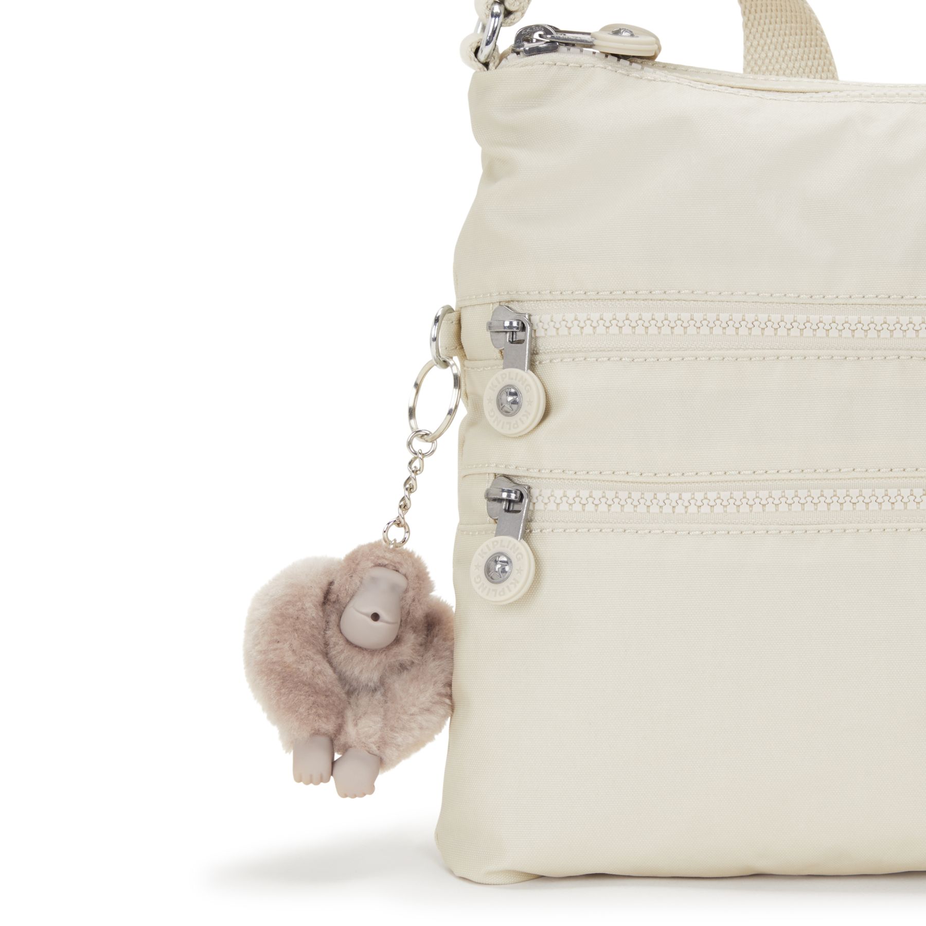 ALVAR Sac épaule Moyen Bandoulière - Beige Pearl