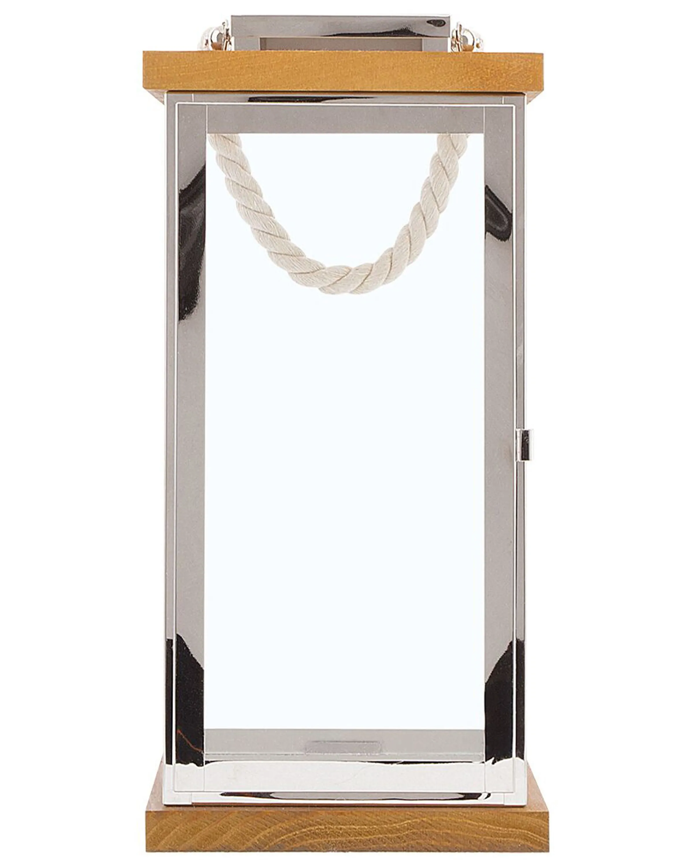 Lantaarn BORNEO Metaal 41 cm Zilver