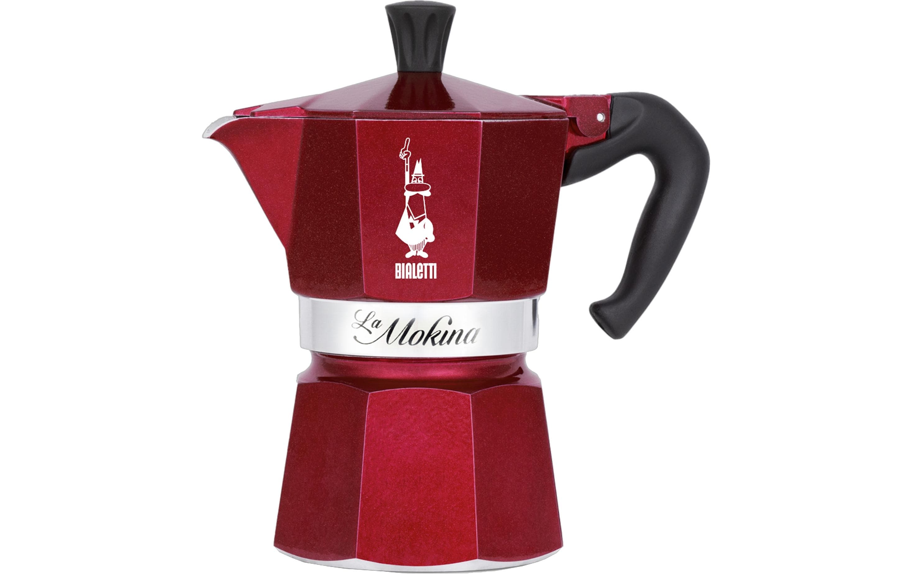 Espressokocher Moka Express Deco Glam inkl. 2 TassenItalienische Espressokanne, Füllmenge der Kanne für 6 Tassen