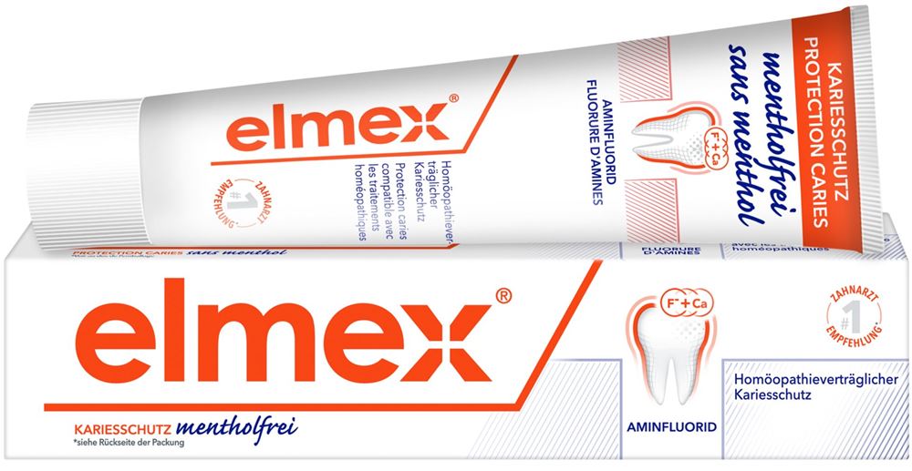 ELMEX KARIESSCHUTZ Zahnpasta Paste mentholfrei Tb 75 ml