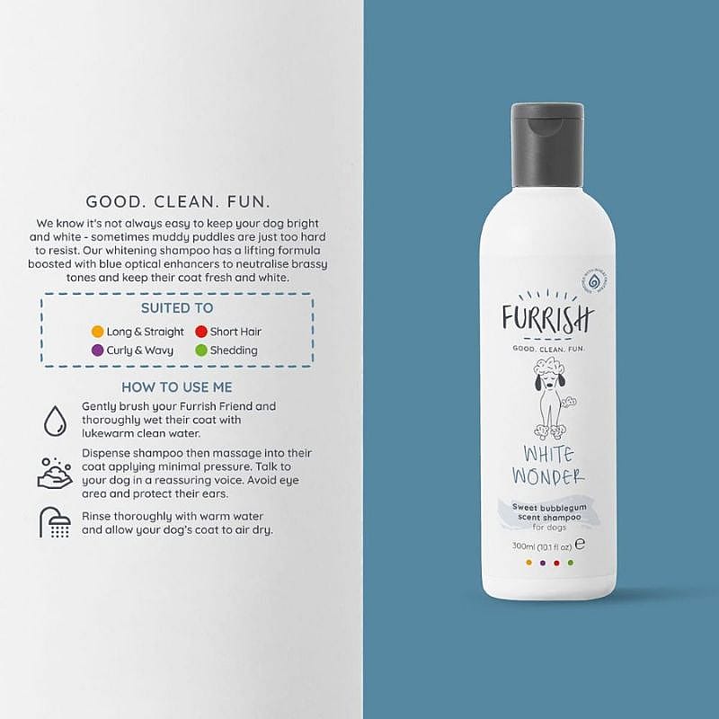 Furrish White Wonder shampoo 300 ml Hond | 15557