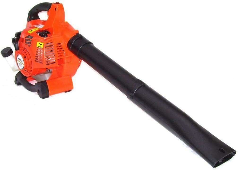 Benzin Laubsauger 1PS Laubbläser 55132 Laubhäcksler Gartenhäcksler Gebläse 25ccm Laubbläser & Häcksler Blasrohr 50L Auffangsack