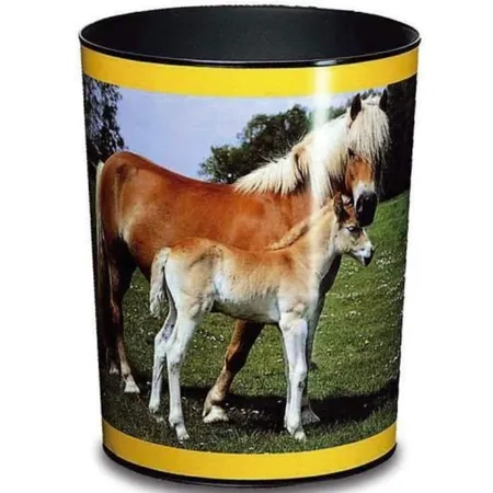Läufer Papierkorb Pferd und Fohlen, 13l